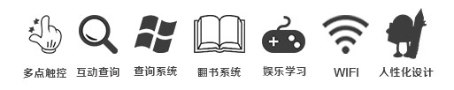 55寸K型红外自助查询触摸一体机(图3)