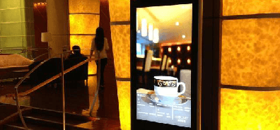 卡沃尔55寸立式广告机酒店应用案例